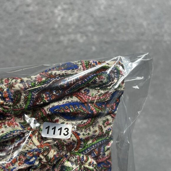 Ralph Lauren Blouse Womens Size Medium Paisley Denim Supply Gauzy Feel RL Boho - Picture 10 of 10